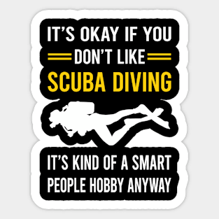 Smart People Hobby Scuba Diving Diver Sticker